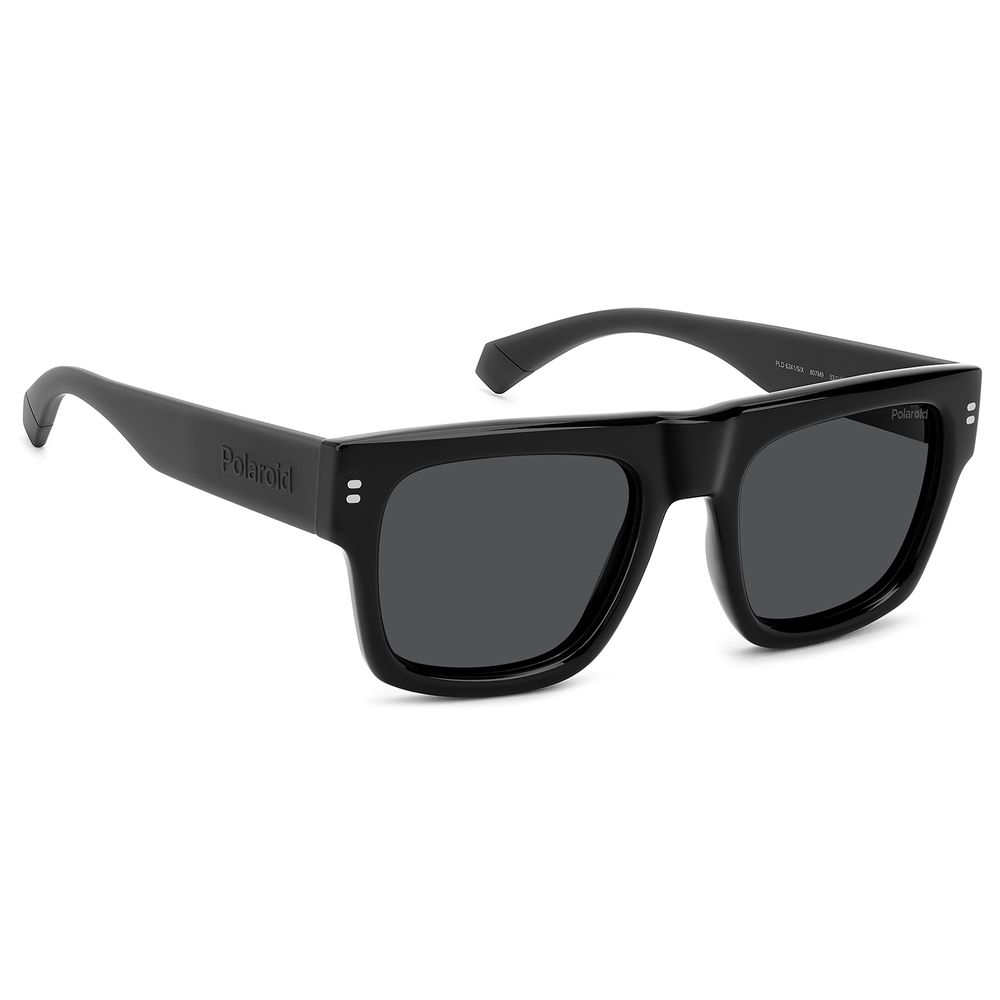 Polaroid Black Polycarbonate Sunglasses - Image 3