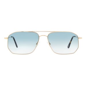 Andy Wolf Gold Metal Sunglasses