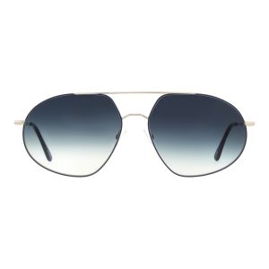 Andy Wolf Silver Metal Sunglasses