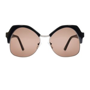 Andy Wolf Black Metal Sunglasses