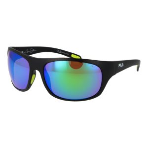 Fila Black Plastic Sunglasses