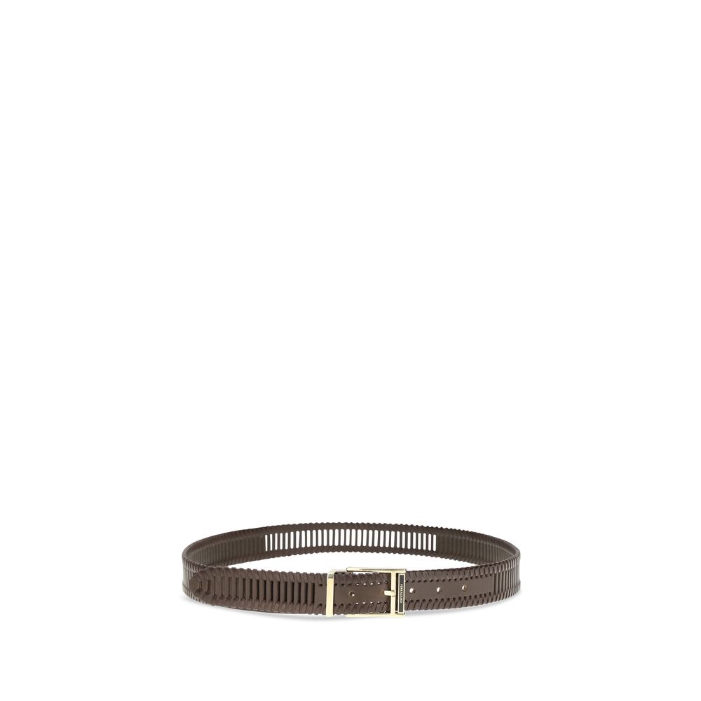 Ferragamo Brown Calf Leather Bos Taurus Regular Belt - Image 2