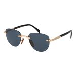 David Beckham Rose Gold Metal Sunglasses