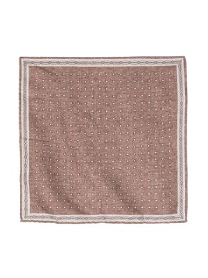 Brunello Cucinelli Multicolor Silk Pocket Square