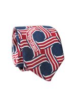 Dolce & Gabbana Multicolor Patterned Silk Adjustable Men Tied Necktie Tie