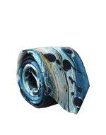 Dolce & Gabbana Multicolor Abstract Silk Adjustable Men Tied Necktie Tie