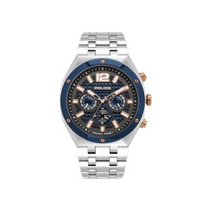 Police Gray Stainless Steel Dress Watch