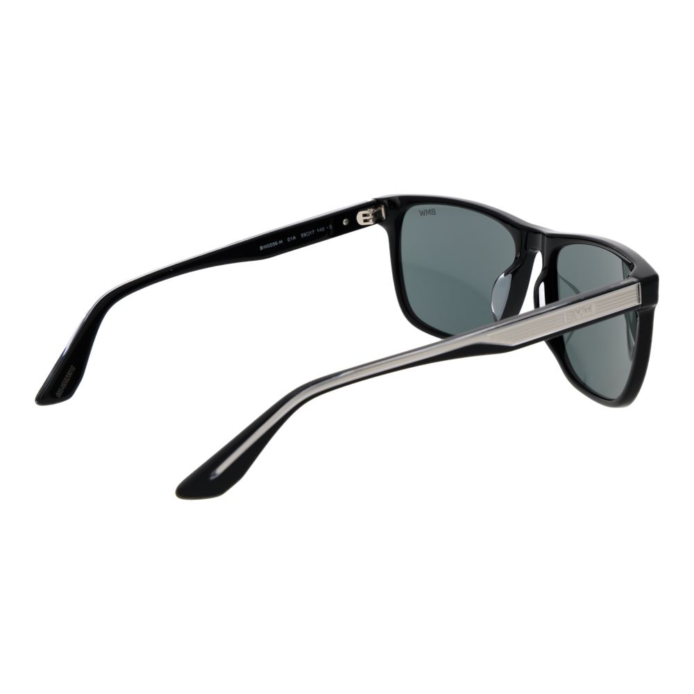 BMW Black Acetate Sunglasses - Image 3