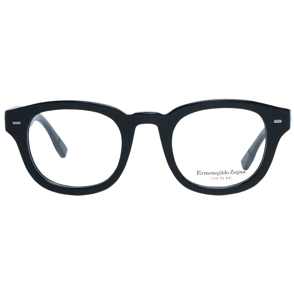 Ermenegildo Zegna Black Plastic Glasses (Frames) - Image 2
