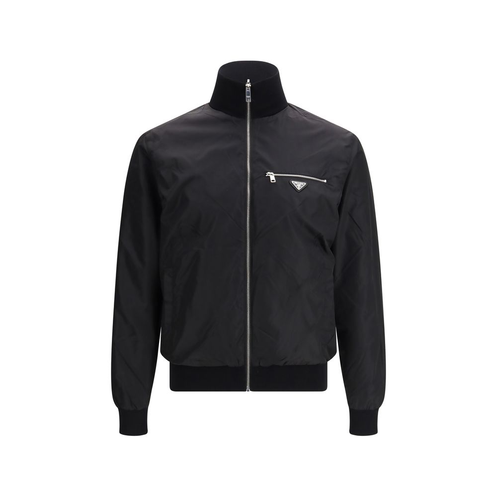 Prada Black Wool Oves Aries Jacket - Image 2