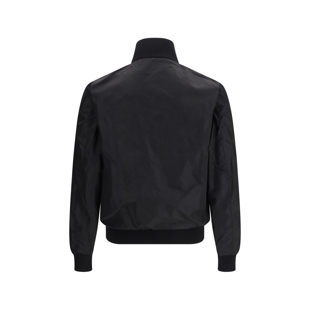 Prada Black Wool Oves Aries Jacket - Image 4