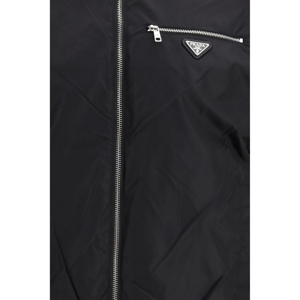 Prada Black Wool Oves Aries Jacket - Image 6