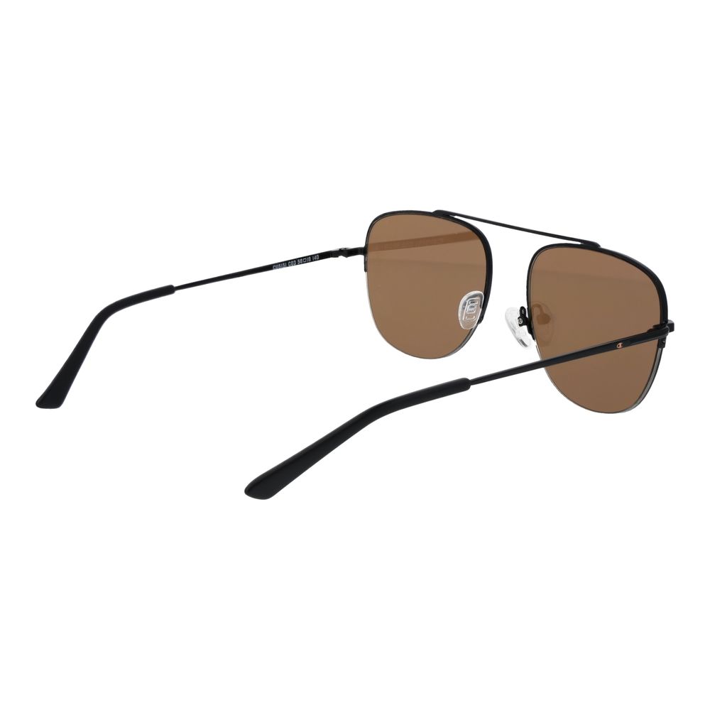 Champion Brown Metal Sunglasses - Image 3
