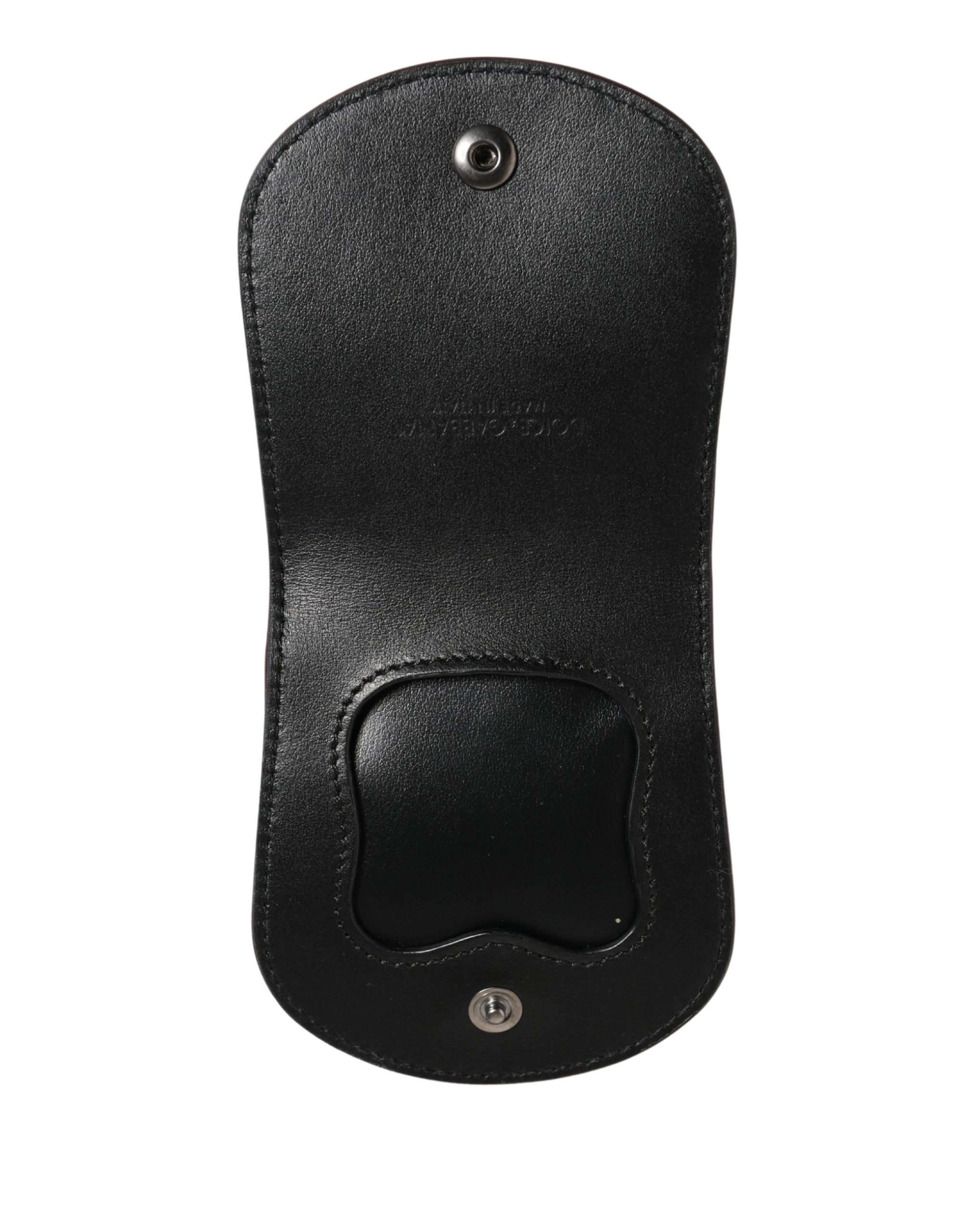 Dolce & Gabbana Burgundy Exotic Skin Condom Case Holder Pocket Wallet - Image 6