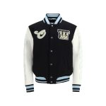 Off-White Black Wool Oves Aries Bomber