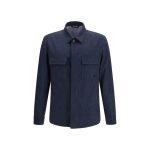 Etro Blue Wool Oves Aries Jacket