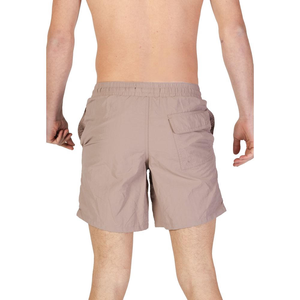 Lyle & Scott Beige Nylon Swim Shorts - Image 4