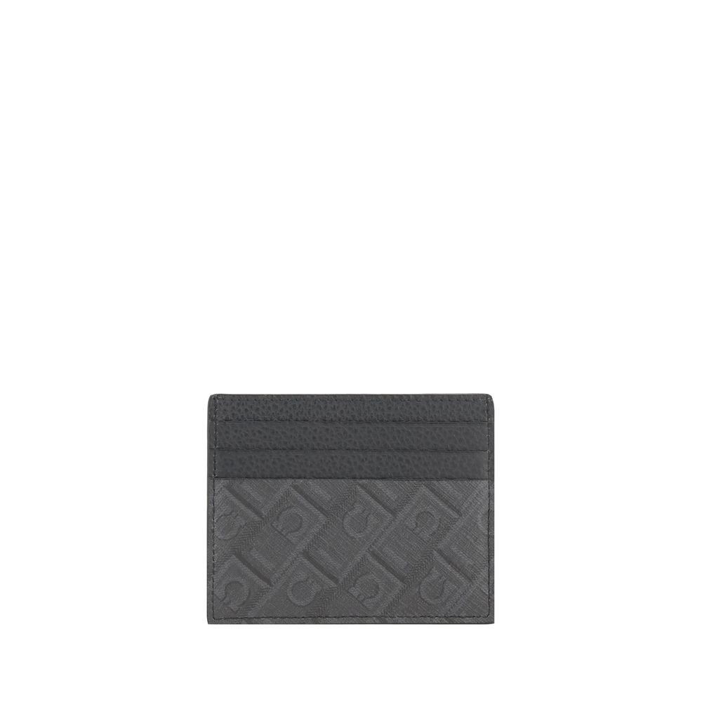 Ferragamo Gray Calf Leather Bos Taurus Wallet - Image 2