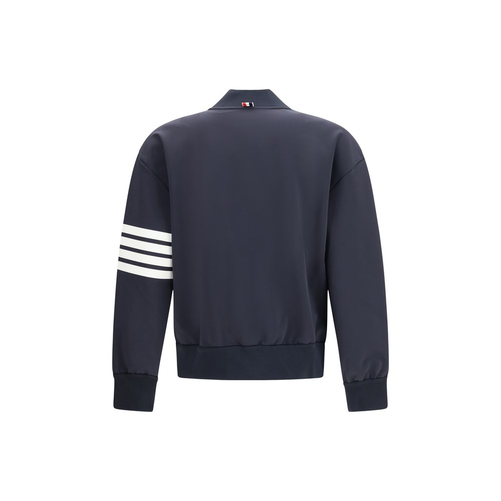 Thom Browne Blue Viscose Bomber - Image 2