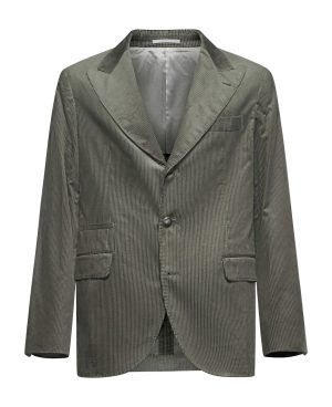Brunello Cucinelli Army Cotton Coat