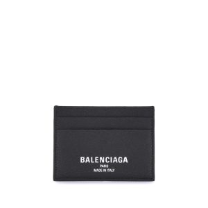 Balenciaga Black Lamb Ovis Aries Aries Wallet