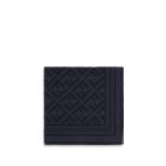 Fendi Blue Wool Oves Aries Scarf