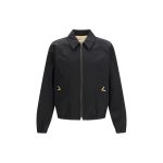 Valentino Black Cotton Bomber