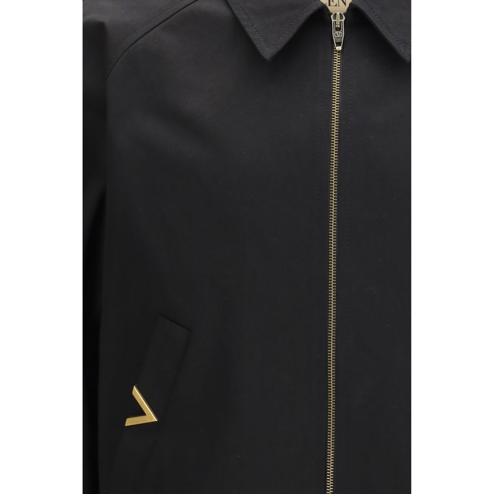 Valentino Black Cotton Bomber - Image 3