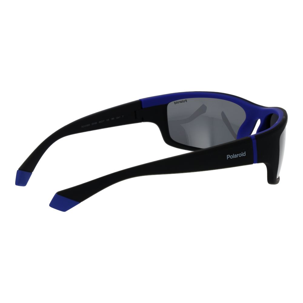 Polaroid Black Plastic Sunglasses - Image 3