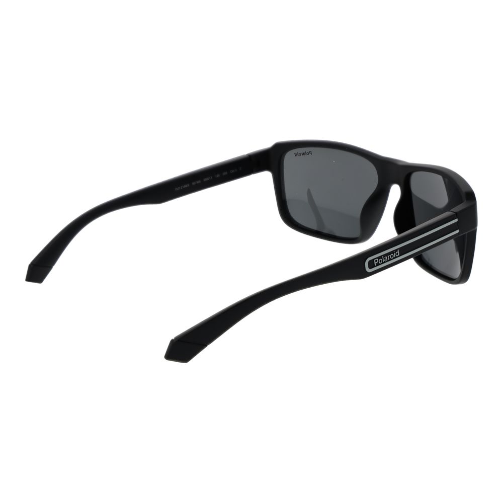 Polaroid Black Plastic Sunglasses - Image 3