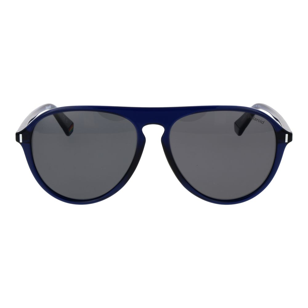 Polaroid Blue Plastic Sunglasses - Image 2