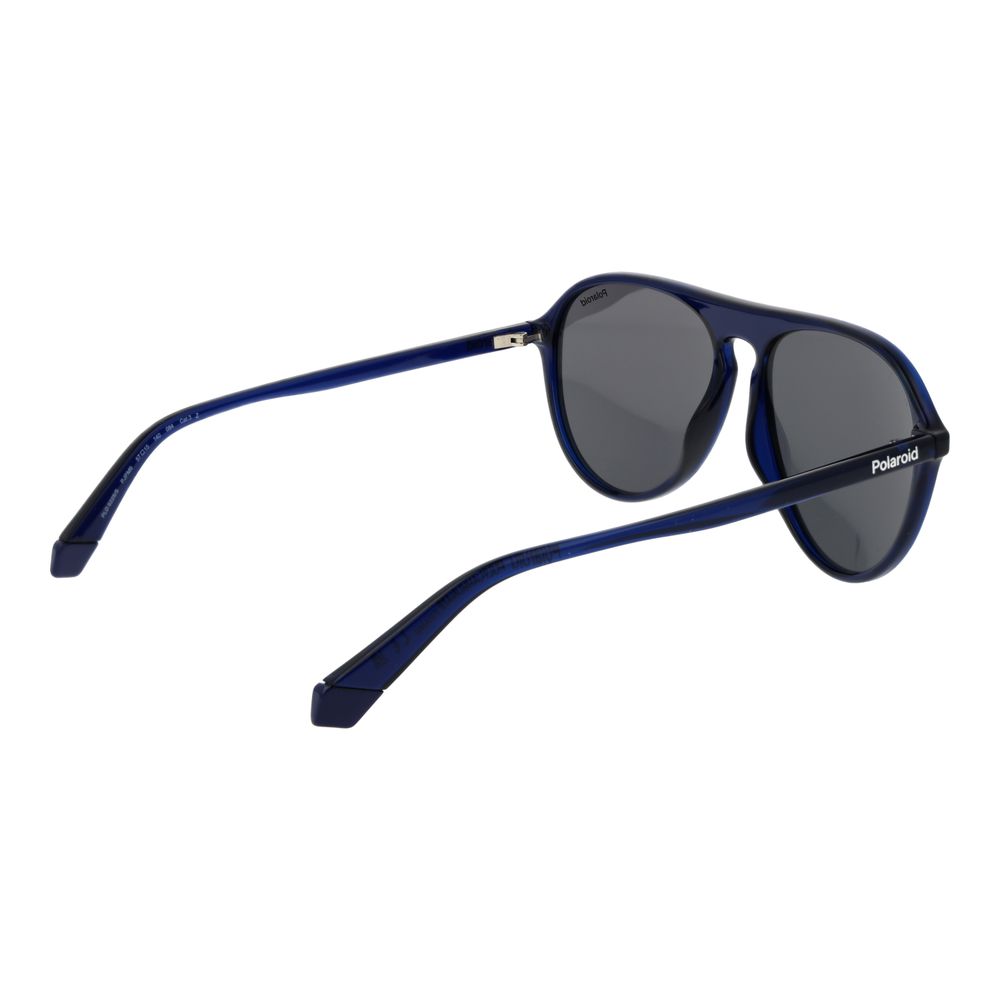 Polaroid Blue Plastic Sunglasses - Image 3