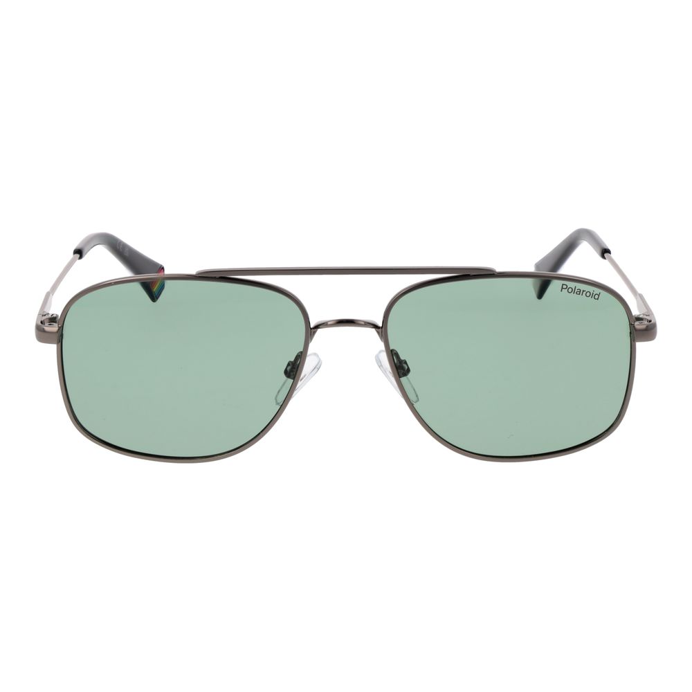Polaroid Gray Metal Sunglasses - Image 2