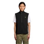Lyle & Scott Black Polyester Sleeveless Jacket