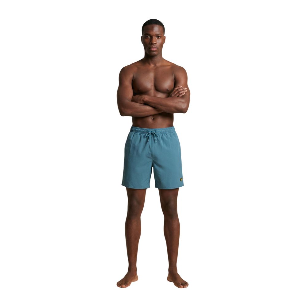 Lyle & Scott Blue Polyamide Swim Shorts - Image 2