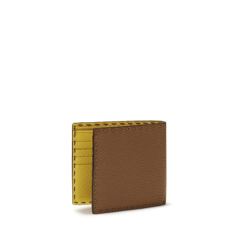 Fendi Brown Calf Leather Bos Taurus Wallet - Image 2