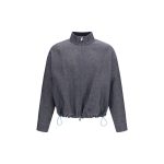 Fendi Blue Linen Denim Jacket