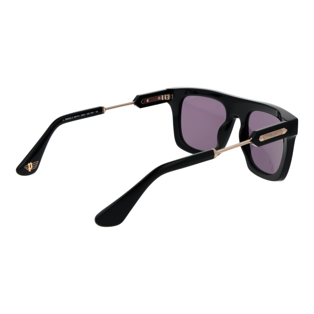 Police Black Cellulose Acetate Sunglasses - Image 3