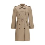 Burberry Brown Silk Trench Coat