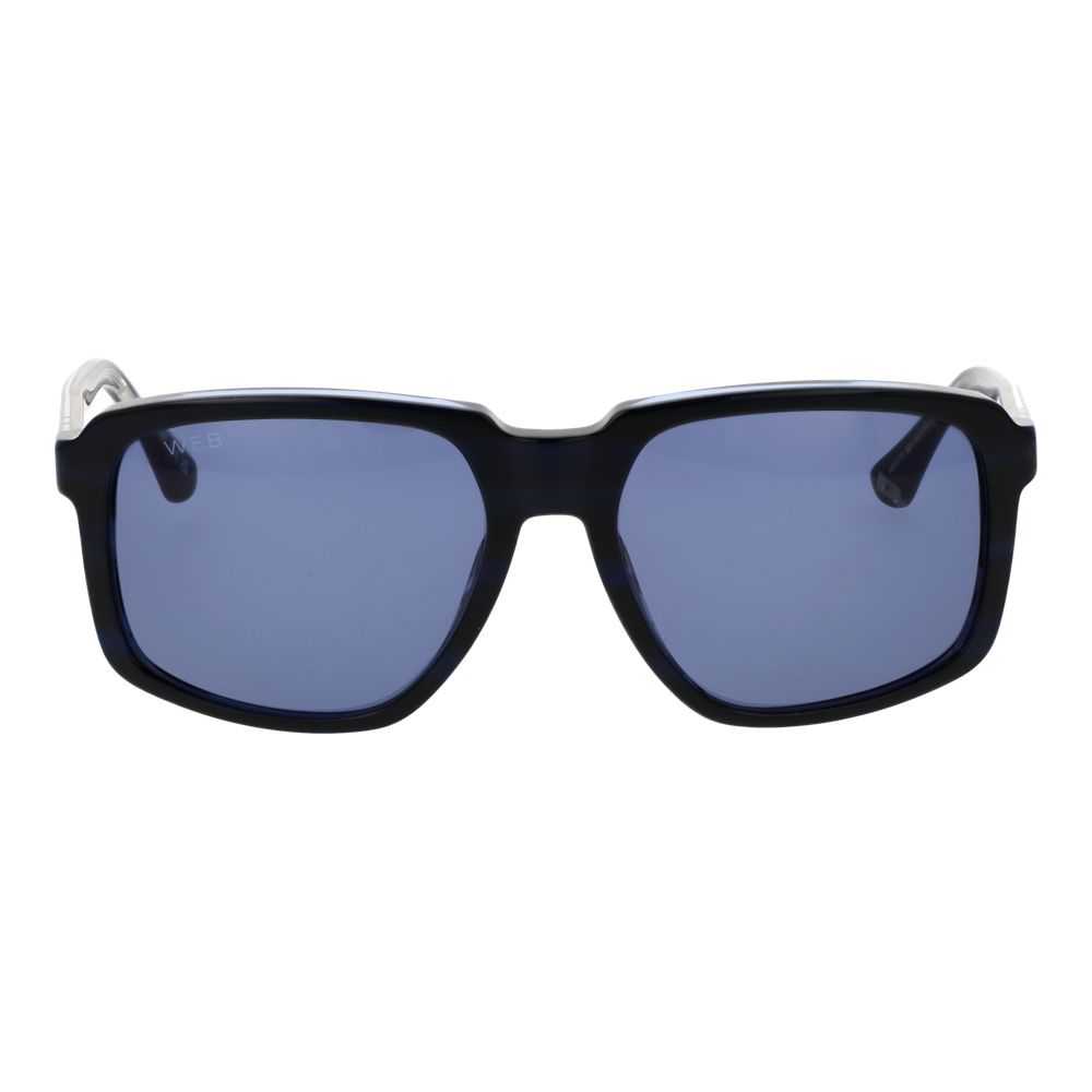 Web Blue Acetate Sunglasses - Image 2