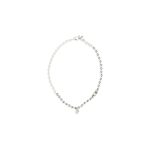 Alexander McQueen White Brass Necklace