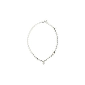 Alexander McQueen White Brass Necklace