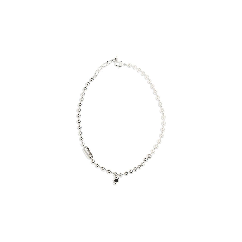 Alexander McQueen White Brass Necklace - Image 2