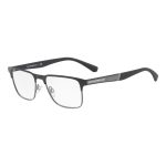 Emporio Armani Black Metal Glasses (Frames)
