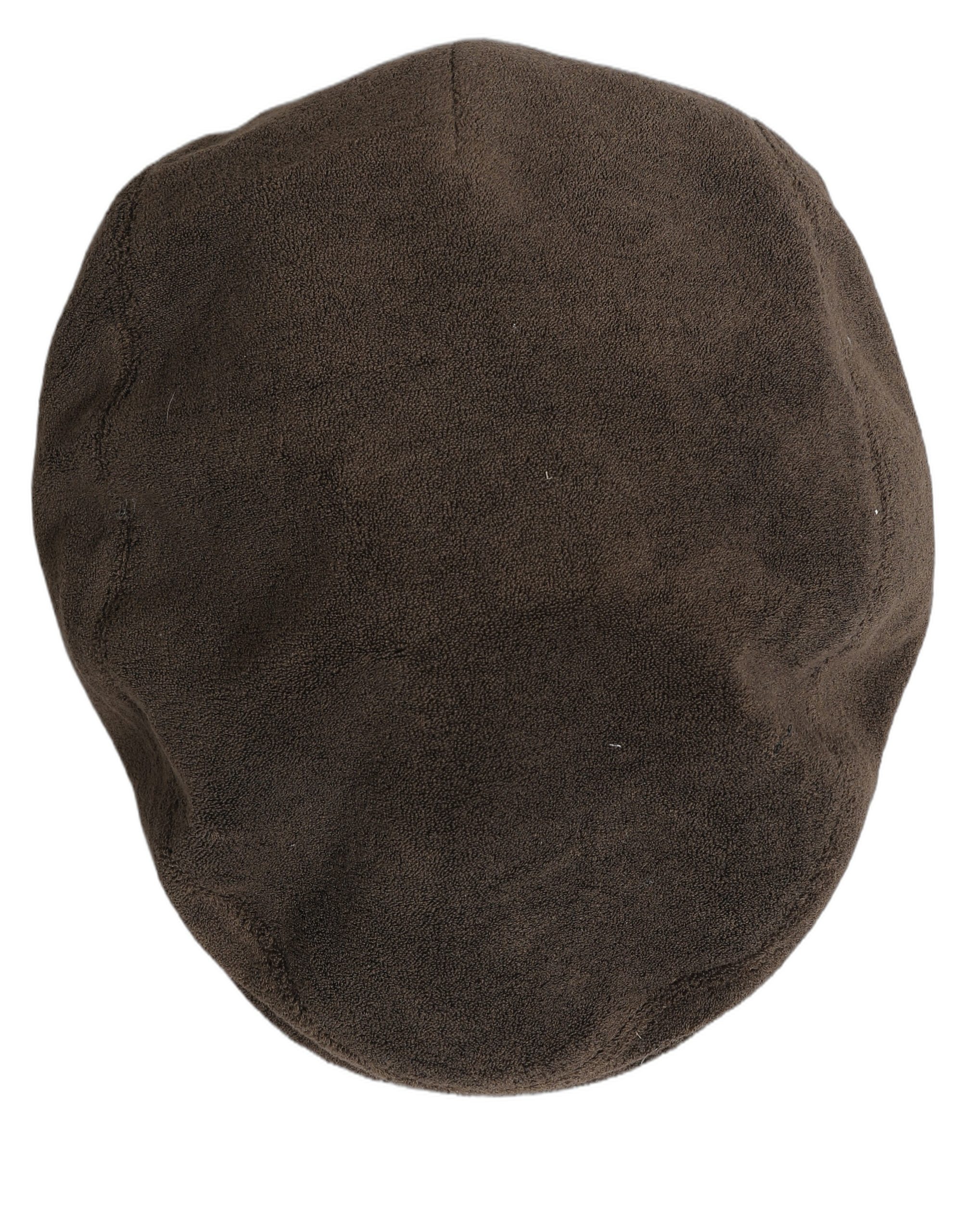 Dolce & Gabbana Men Brown Cotton Newsboy Cloth Capello Hat - Image 6
