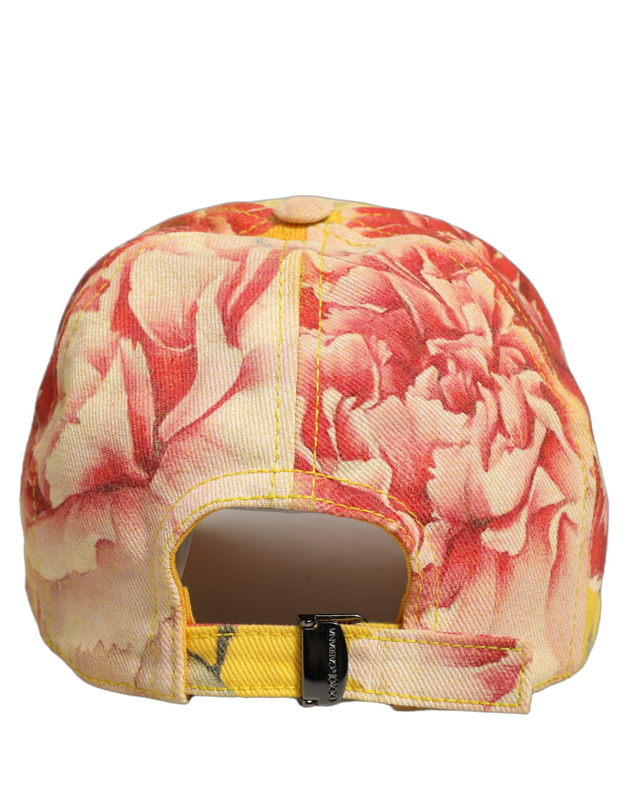 Dolce & Gabbana Men Multicolor Cotton Floral Baseball Capello Hat - Image 5
