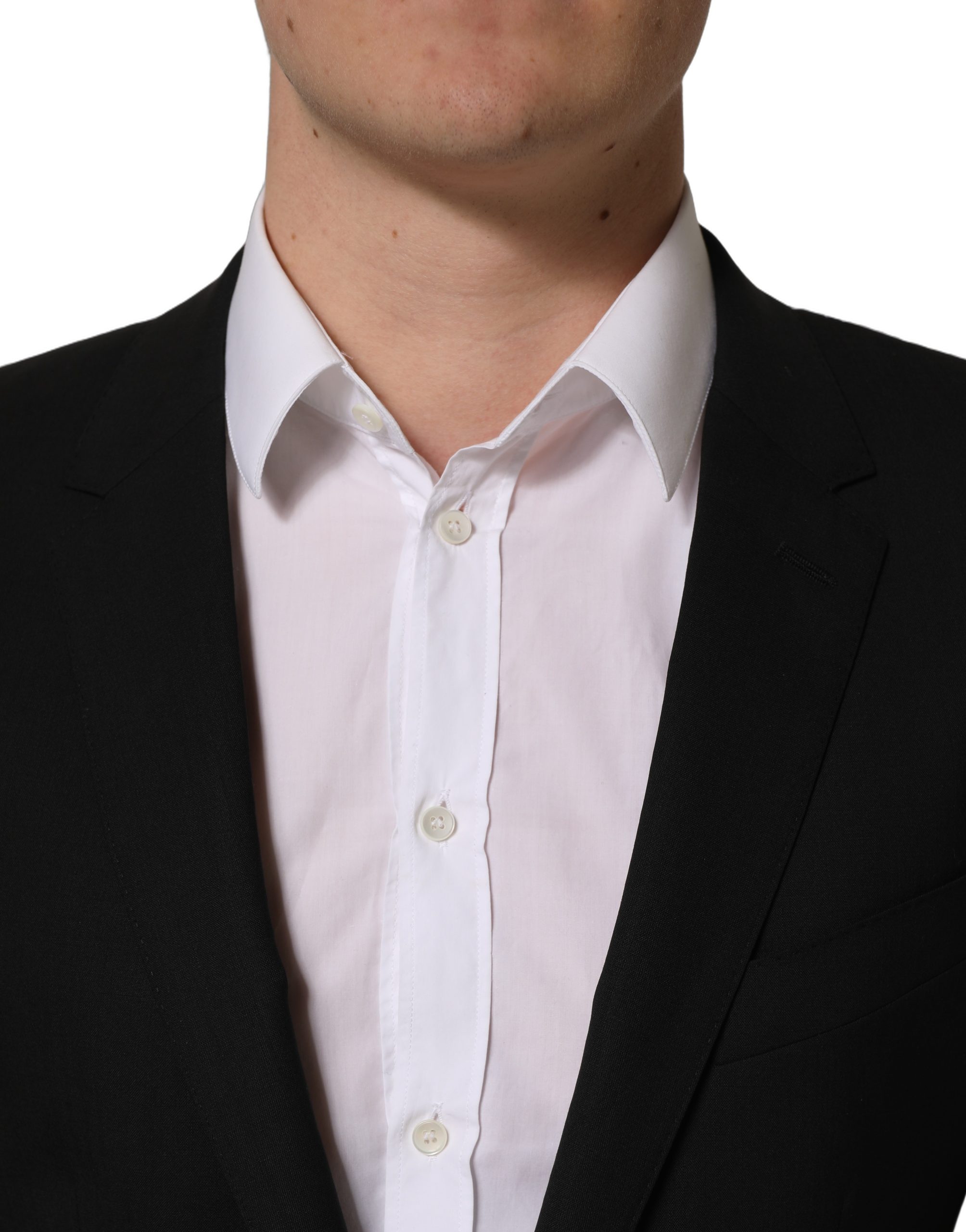 Dolce & Gabbana Black Wool Single Breasted Blazer Jacket - Image 5