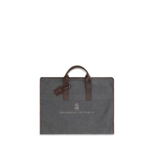 Brunello Cucinelli Gray Polyester Accessories