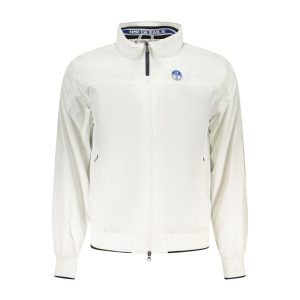 North Sails White Polyester Men's Jacket