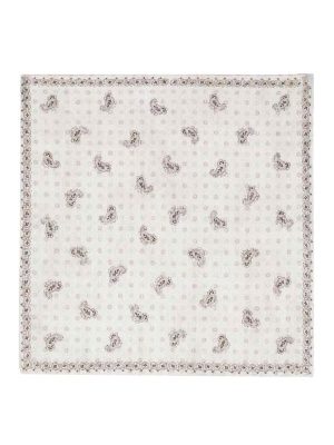 Brunello Cucinelli Multicolor Linen Pocket Square